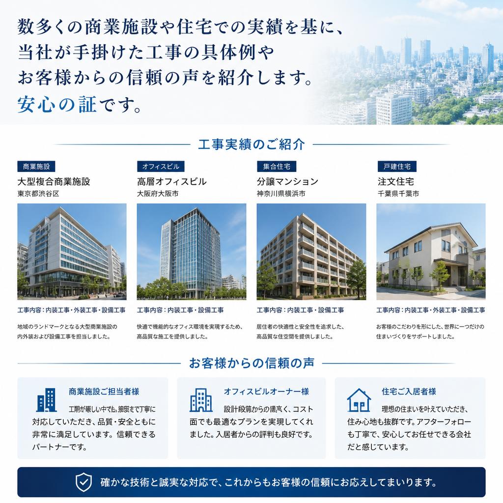 お客様の声・実績紹介